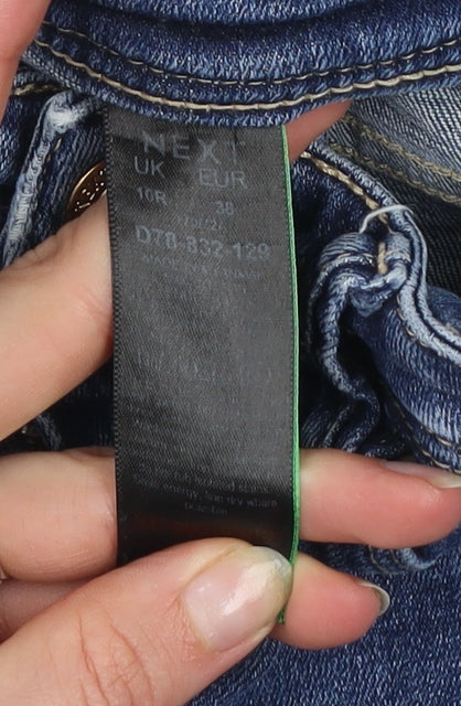 Next Women Blue Mid Rise Power Stretch Jegging Jeans Size 10R