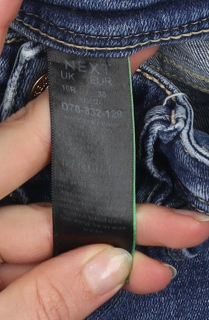 Next Women Blue Mid Rise Power Stretch Jegging Jeans Size 10R