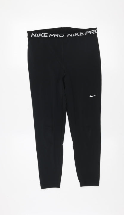 Nike Pro Dri-FIT Black Women's L Leggings Slim Fit Activewear