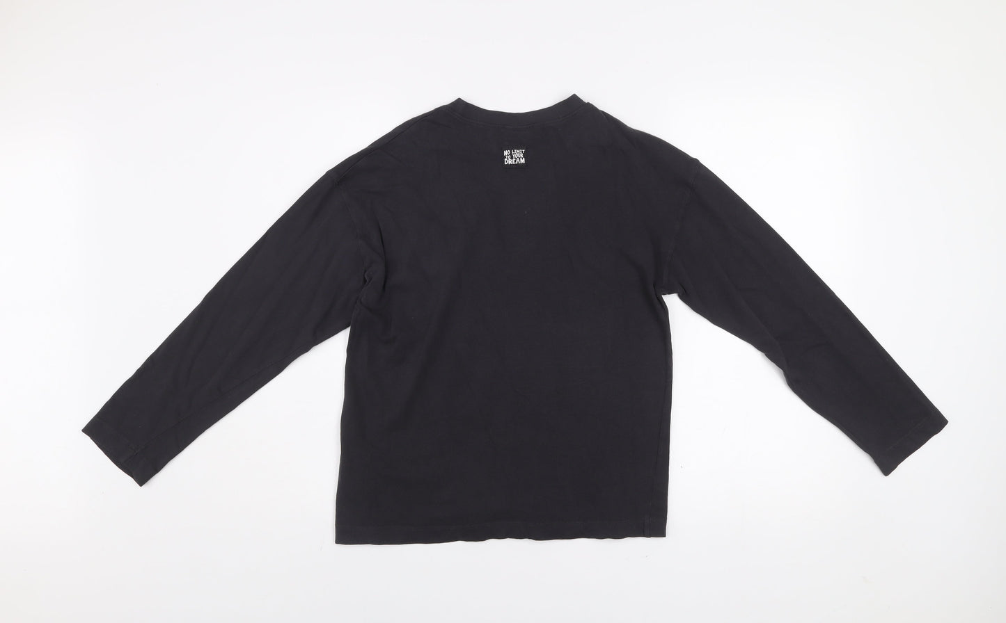 Boys UK Size 11-12 Years Zara Black Basic T-Shirt
