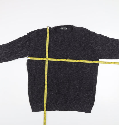 Jack & Jones Mens Grey Cotton Crew Neck XL Jumper