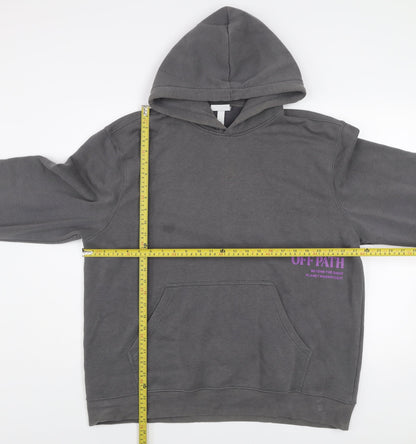 Mens UK Size XL H&M Grey Pullover Hoodie