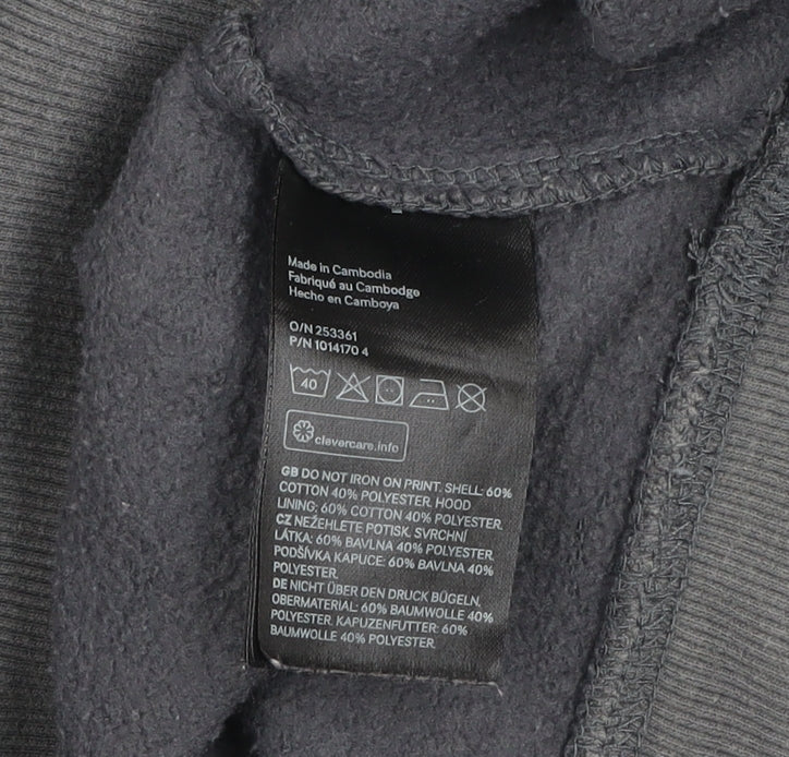 Mens UK Size XL H&M Grey Pullover Hoodie