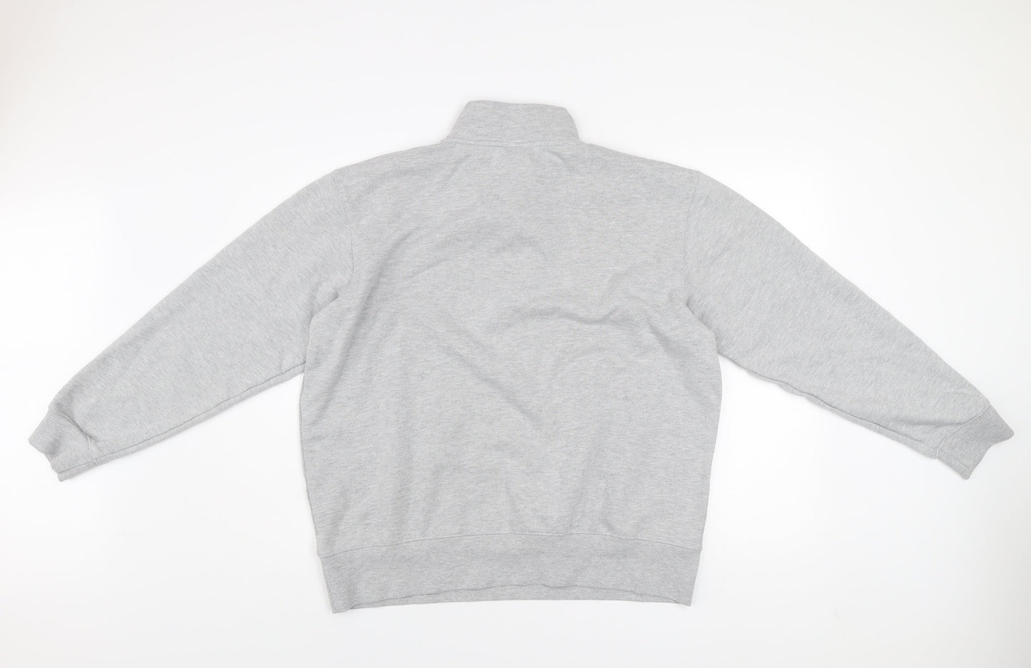 Zara Athleticz Men's Grey 1/4 Zip Sweatshirt XL Classic Fit