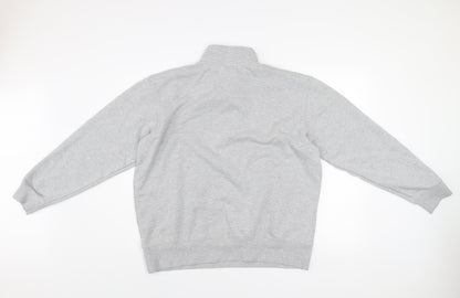 Zara Athleticz Men's Grey 1/4 Zip Sweatshirt XL Classic Fit