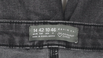 Primark Women’s Black Skinny Jeans Size 14 Stretch Denim Mid Rise