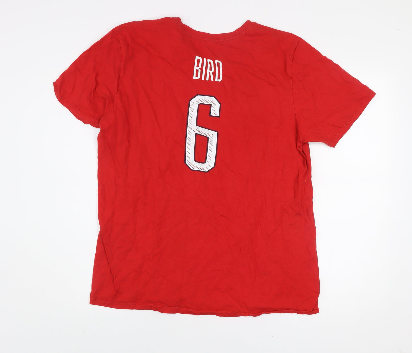 Nike Men's Red USA #6 Athletic Sports T-Shirt Size L