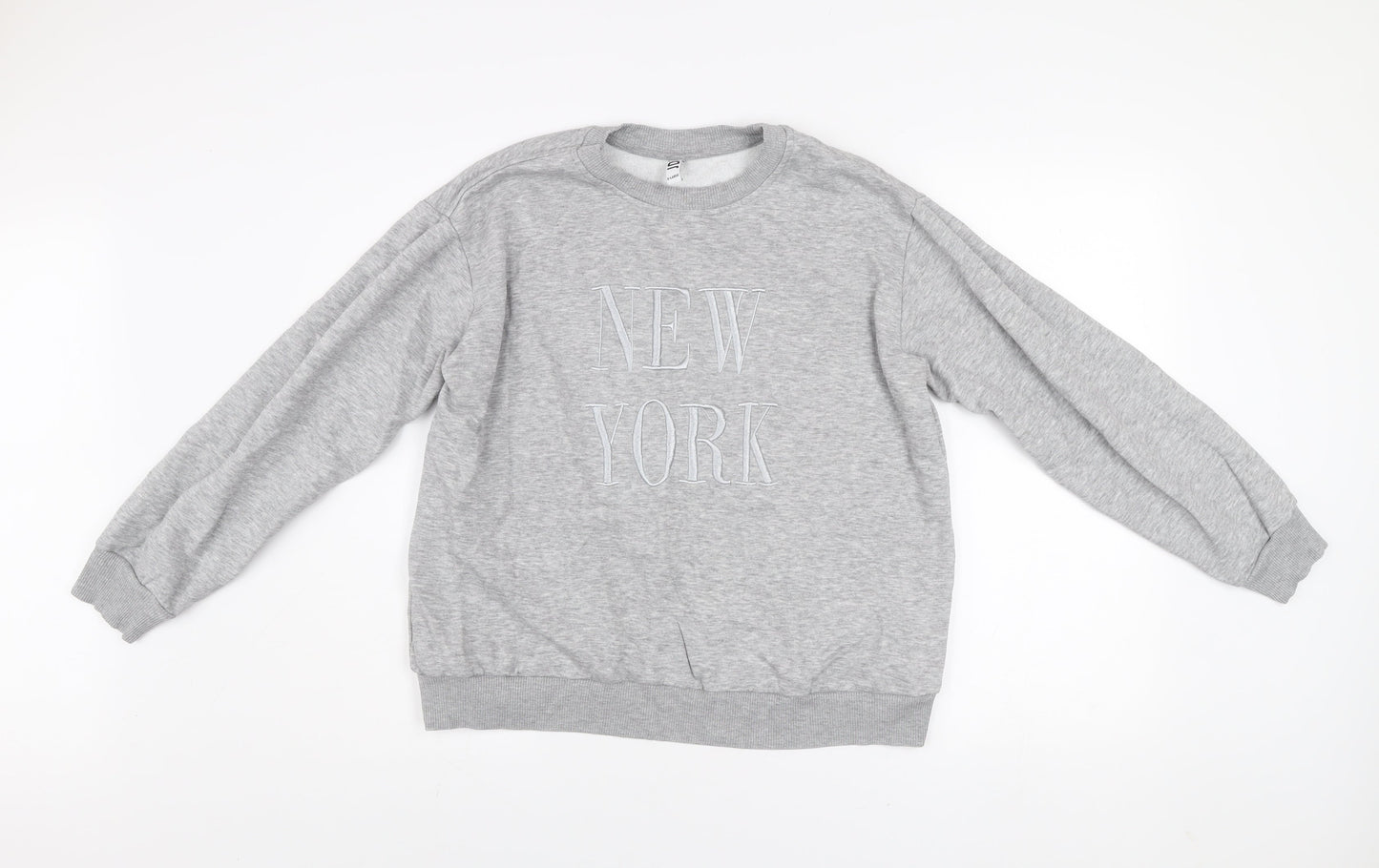 Womens UK Size XL JDY Grey Pullover Sweatshirt