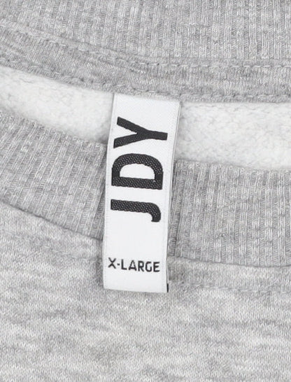 Womens UK Size XL JDY Grey Pullover Sweatshirt