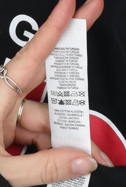 NBA Chicago Bulls Men's Black Cotton T-Shirt Size L