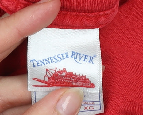 Mens UK Size XL Tennessee River Red  T-Shirt