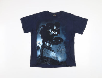 Marvel Venom Eddie Brock Navy Blue Men's Medium T-Shirt