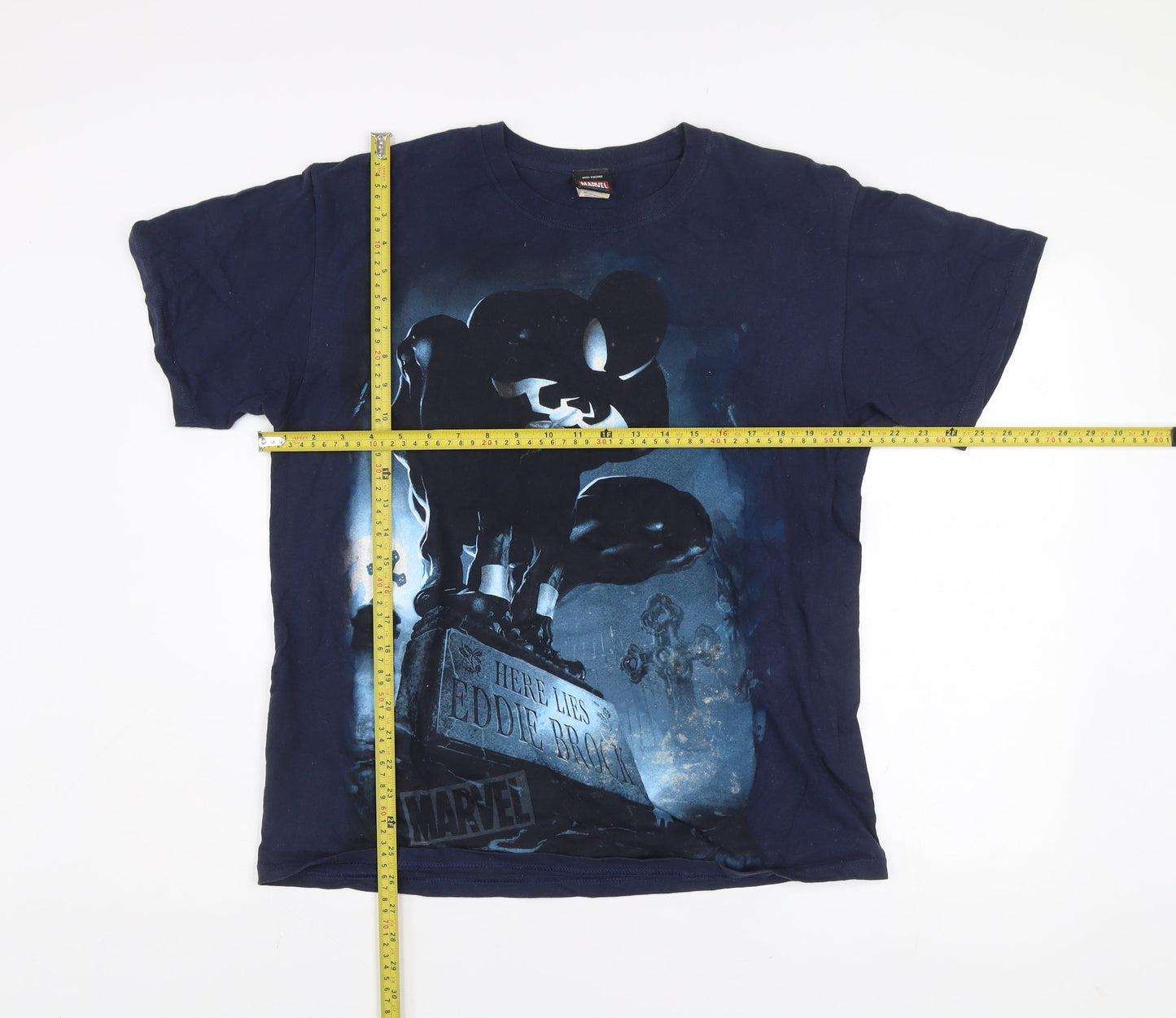 Marvel Venom Eddie Brock Navy Blue Men's Medium T-Shirt