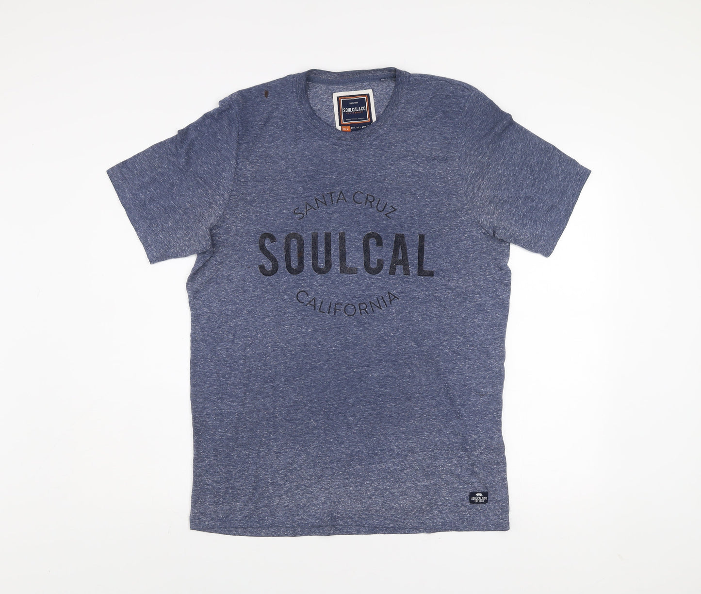 Mens UK Size L SoulCal & Co Blue  T-Shirt