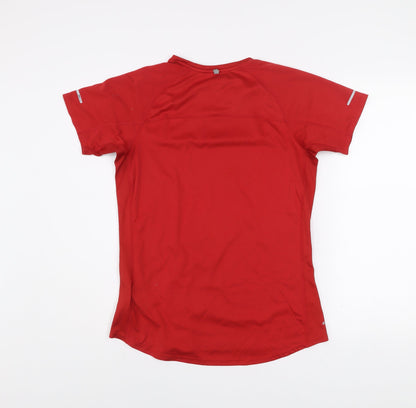 Nike Men's Red Dri-Fit Running T-Shirt Size L Athletic Fit