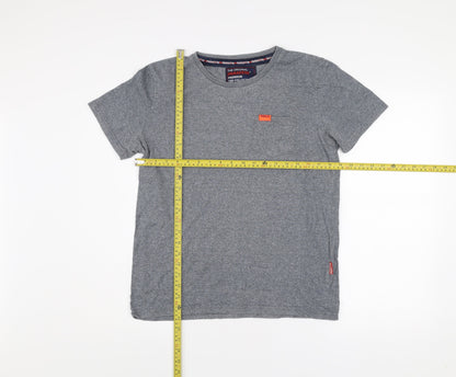 Paraffin Men's Grey Short Sleeve Crew Neck T-Shirt Size M