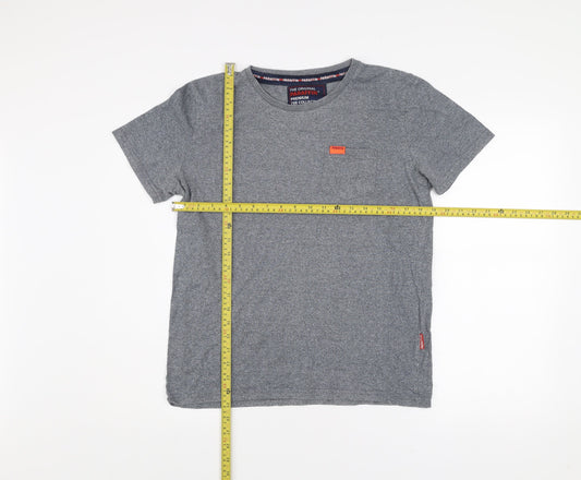 Paraffin Men's Grey Short Sleeve Crew Neck T-Shirt Size M