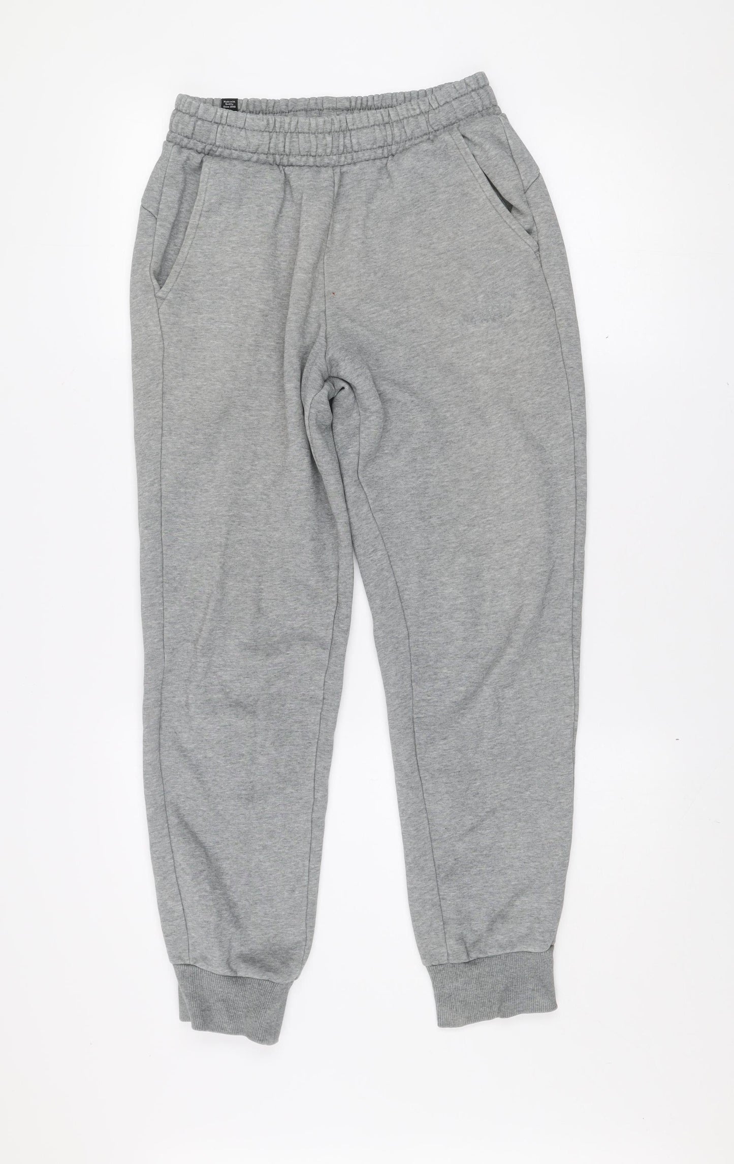 Mens UK Size S PUMA Regular Fit Jogger Grey Trousers