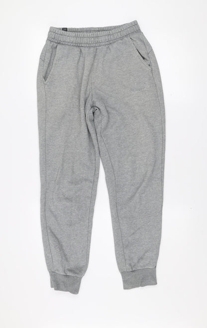 Mens UK Size S PUMA Regular Fit Jogger Grey Trousers