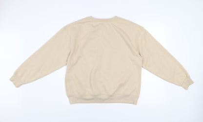 Dunnes Women Beige NYC Manhattan Sweatshirt M Regular Fit Pullover