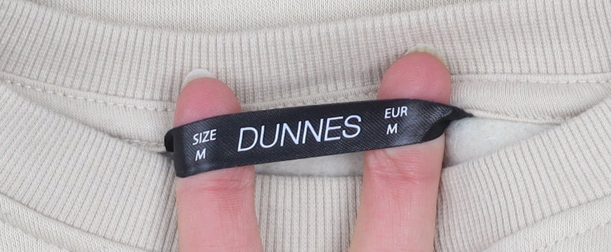 Dunnes Women Beige NYC Manhattan Sweatshirt M Regular Fit Pullover