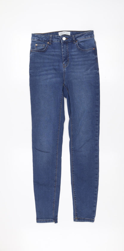Primark Women Blue Skinny Denim Jeans Size 10 Slim Fit