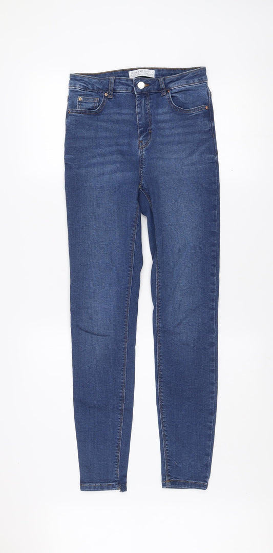 Primark Women Blue Skinny Denim Jeans Size 10 Slim Fit