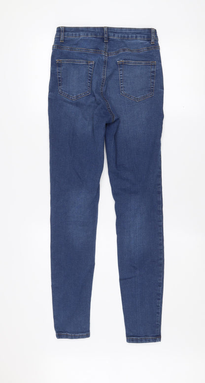 Primark Women Blue Skinny Denim Jeans Size 10 Slim Fit
