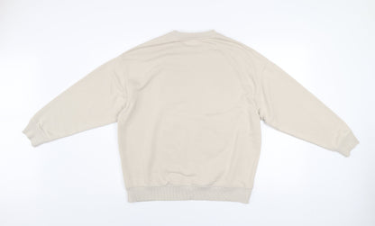 Primark Men’s Beige Graphic Art Pullover Sweatshirt XS