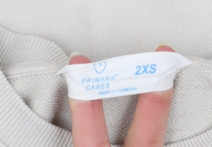 Primark Men’s Beige Graphic Art Pullover Sweatshirt XS