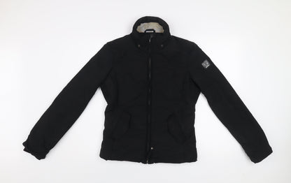 Womens UK Size S Murphy&Nye Black Bomber Jacket