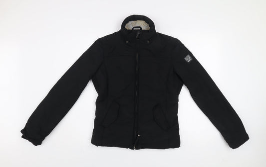 Womens UK Size S Murphy&Nye Black Bomber Jacket