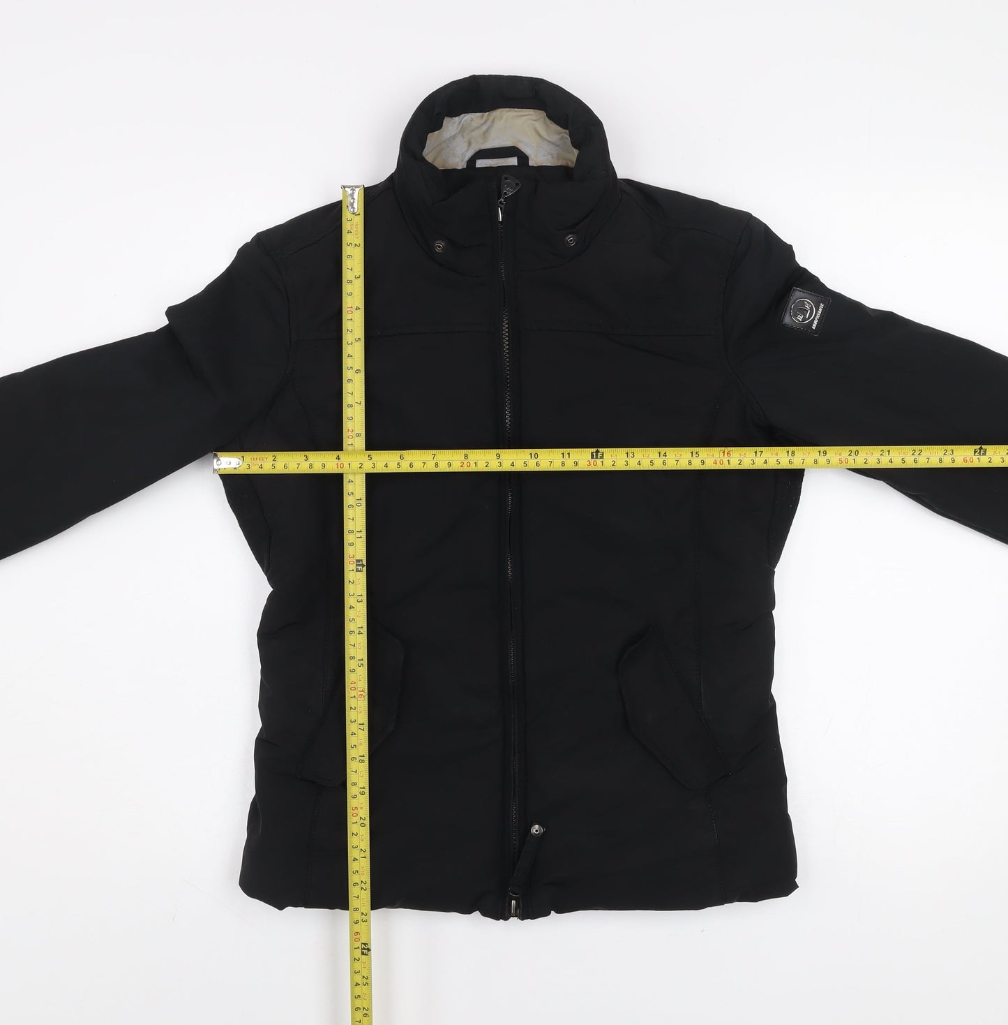 Womens UK Size S Murphy&Nye Black Bomber Jacket