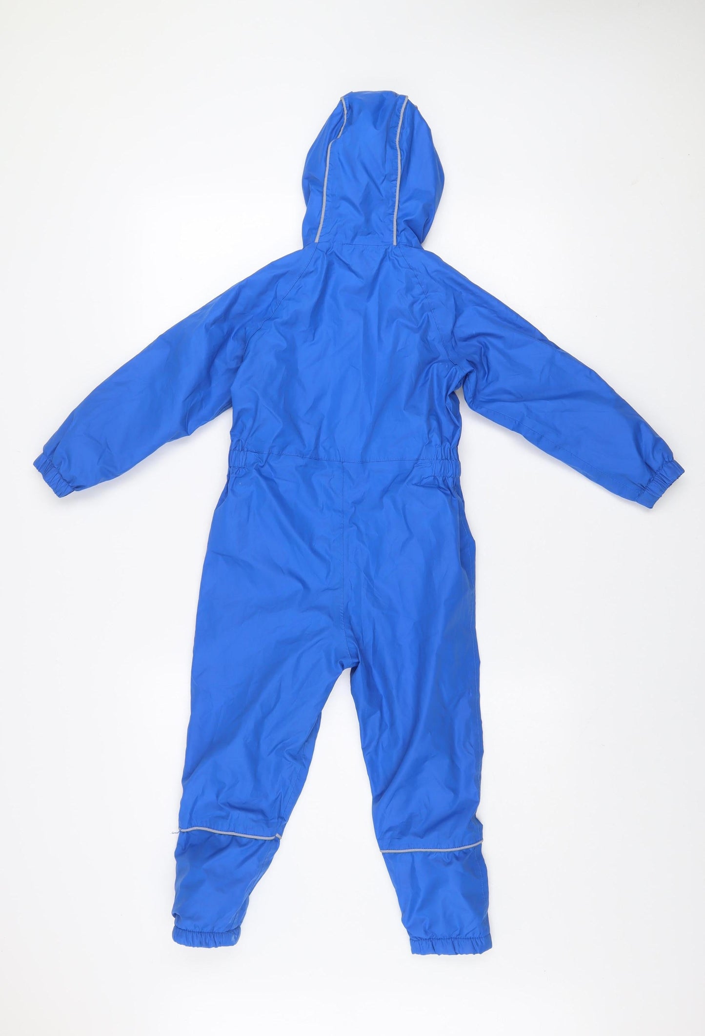 Peter Storm Boys Blue Hooded Snowsuit 3-4 Years Waterproof Fleece Lined