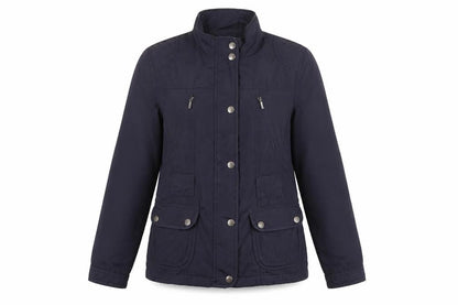 Womens UK Size 10 Maine New England Blue Military Jacket