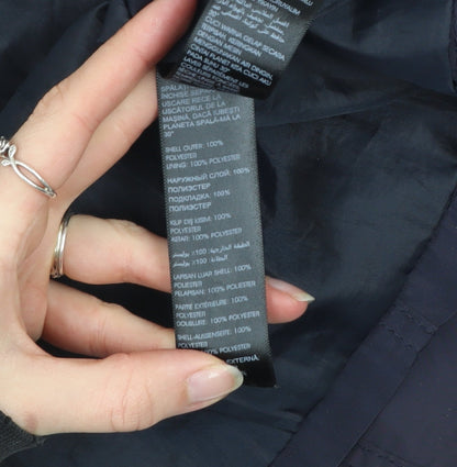 Maine New England Women's Blue Size 10 Quilted Military Jacket