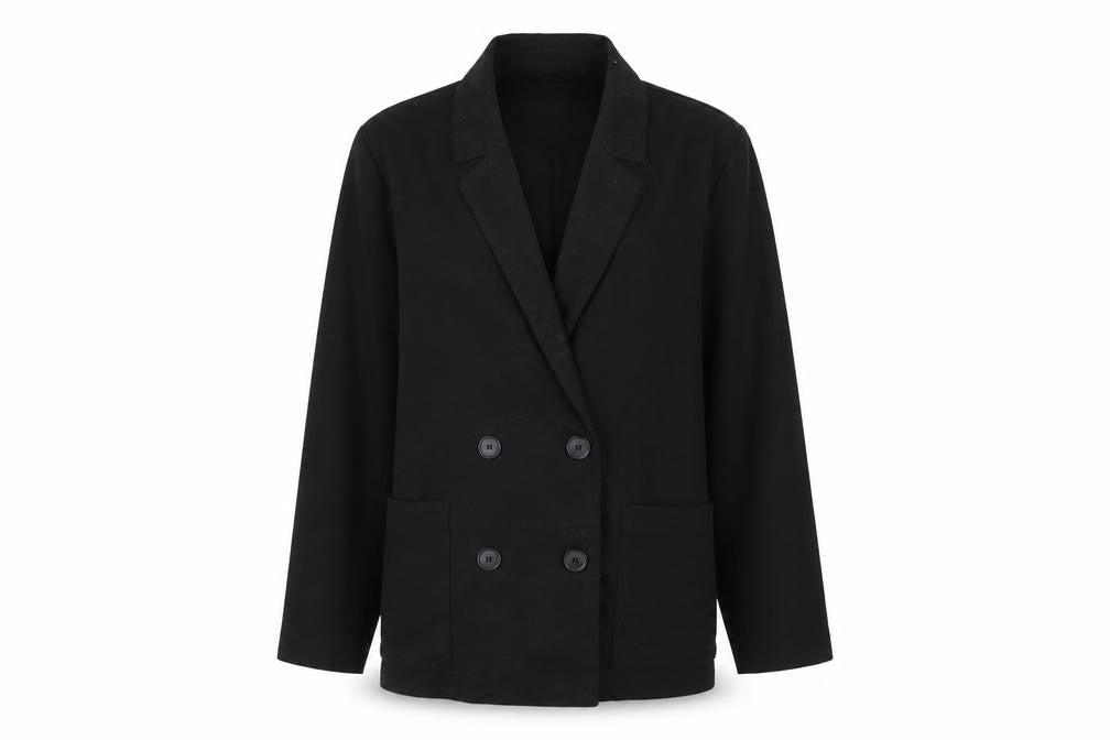 Unisex Adults UK Size M Monki Black Basic Jacket