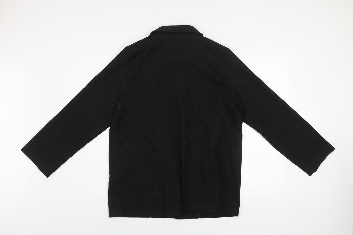 Unisex Adults UK Size M Monki Black Basic Jacket