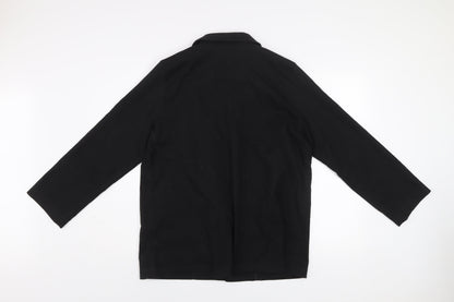 Unisex Adults UK Size M Monki Black Basic Jacket