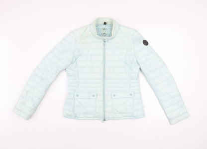 Womens UK Size 10 Ganesh Blue Puffer Jacket