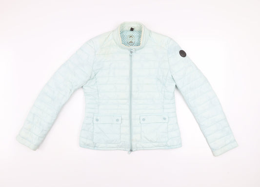 Womens UK Size 10 Ganesh Blue Puffer Jacket