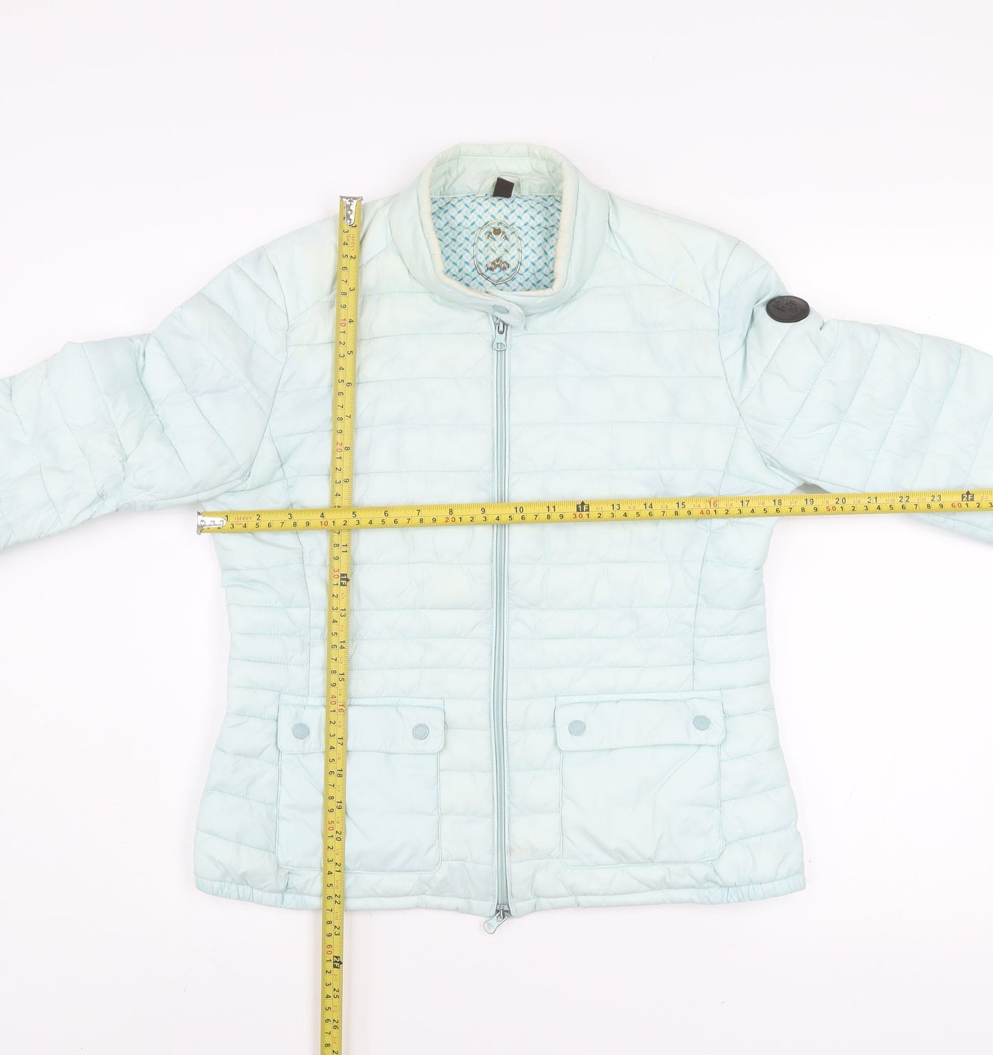 Womens UK Size 10 Ganesh Blue Puffer Jacket