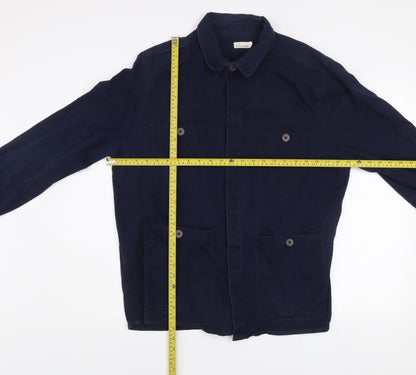 Another Influence Men's Blue Cotton Twill Work Jacket XL Casual