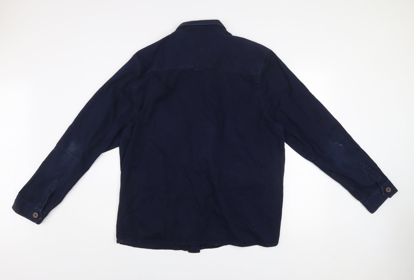 Another Influence Men's Blue Cotton Twill Work Jacket XL Casual