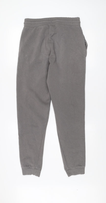 Status Mens Grey Medium Jogger Sweatpants with Side Stripe Detail