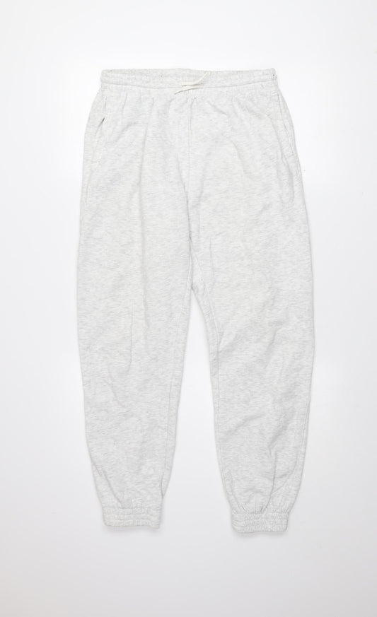 H&M Women’s Grey Jogger Sweatpants Size S Elastic Waist Comfy Fit