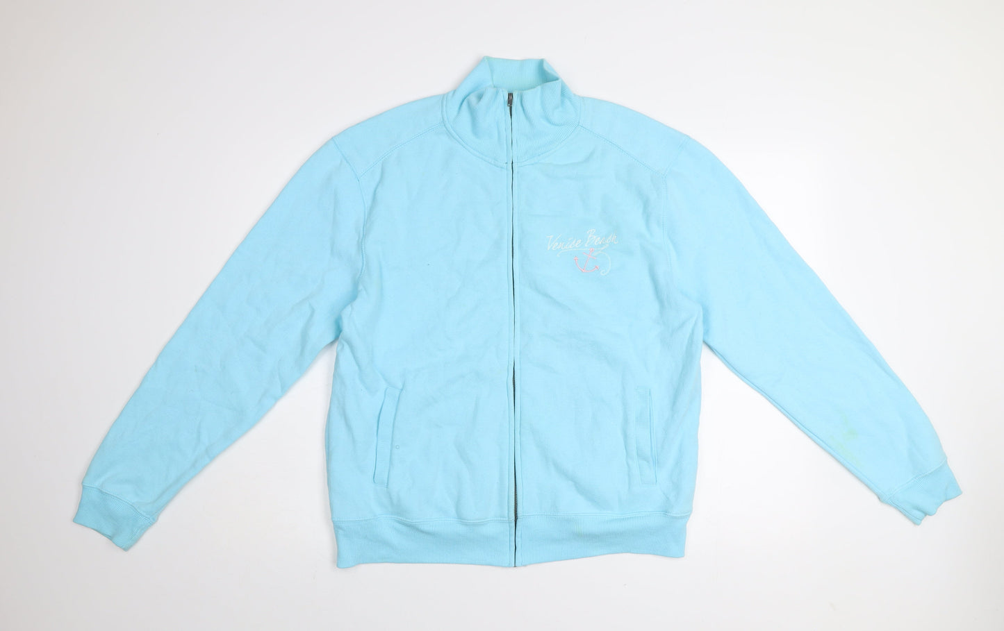 Womens UK Size L BLUE 84 Blue Basic Jacket