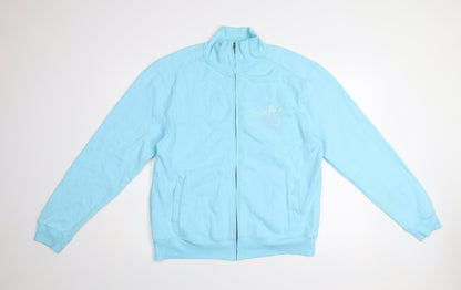 Womens UK Size L BLUE 84 Blue Basic Jacket
