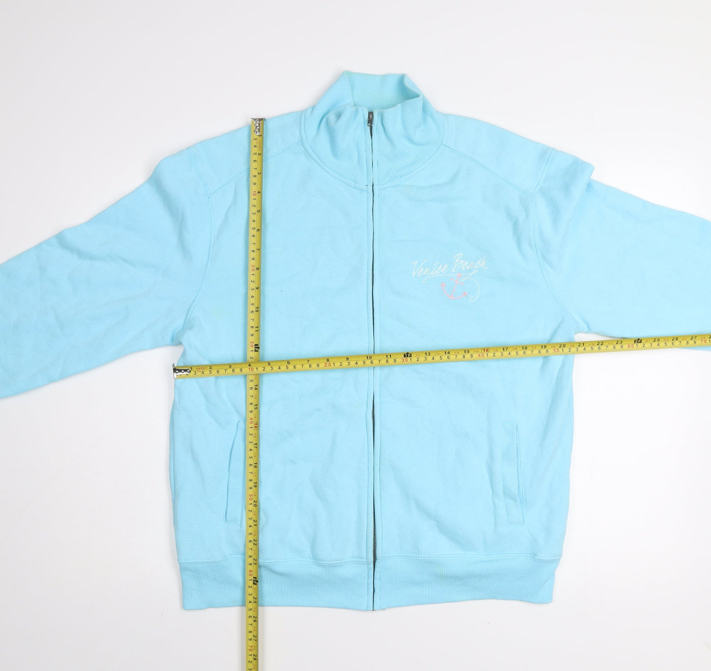 Womens UK Size L BLUE 84 Blue Basic Jacket