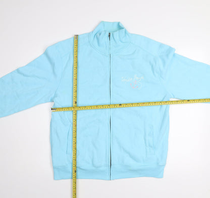 Womens UK Size L BLUE 84 Blue Basic Jacket
